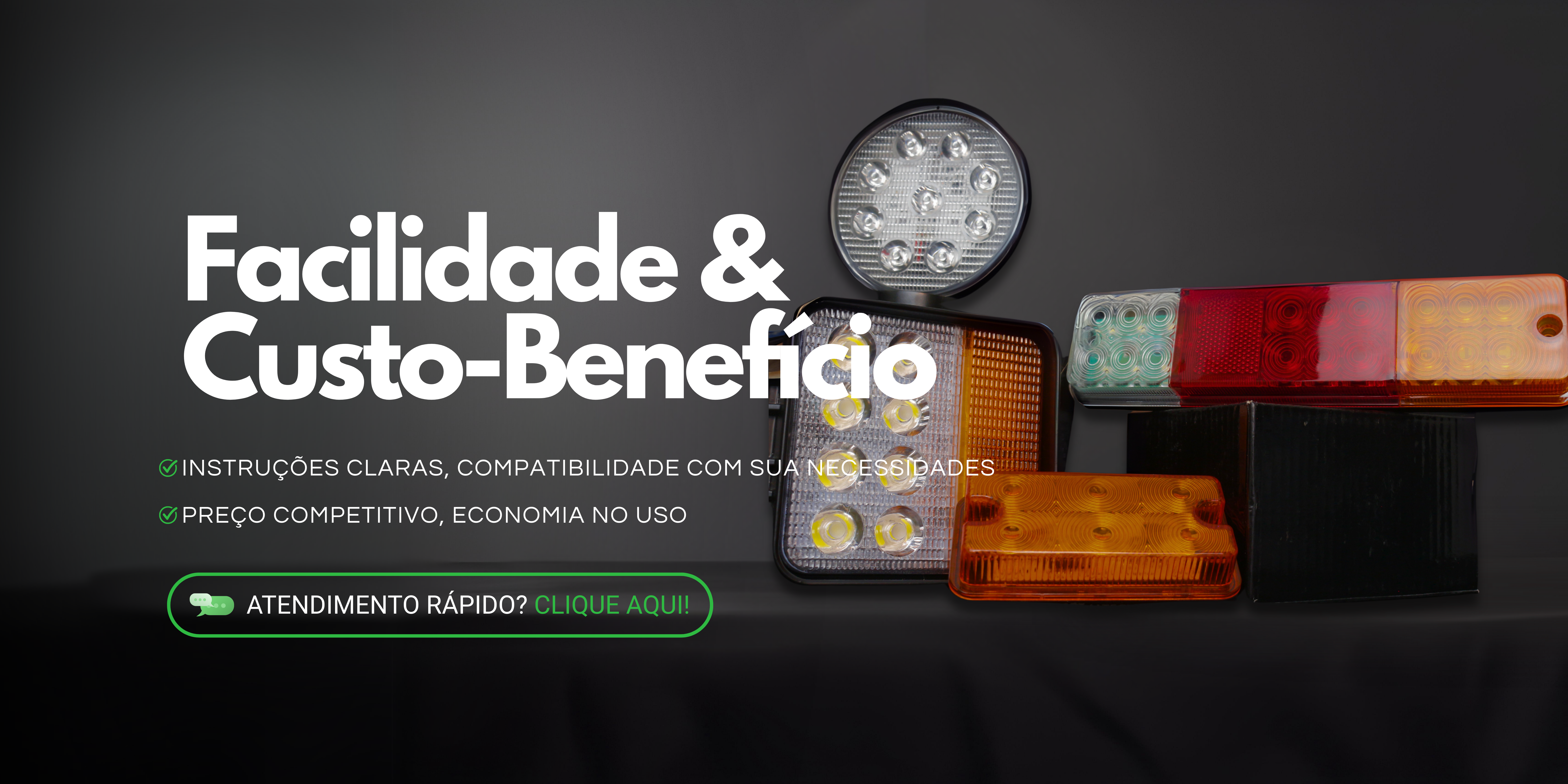 Lanternas e Faróis de Leds